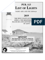 Pub.113 List of Lights, Radio Aids and Fog Signals, 2019