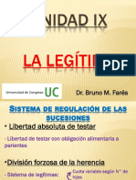 UNIDAD IX - Legítima - U.C. (2018) PDF