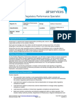 Aviation Regulatory Performance Specialist - PD