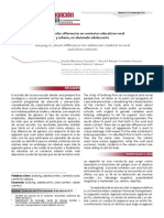 Acoso Escolar Diferencias en Contextos Educativvos Rural y Urbano, en Alumnado Adolescente