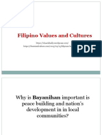 Filipino Values and Cultures