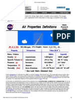 Air Properties Definitions