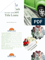 Get Fast Cash With Desert Title Loans