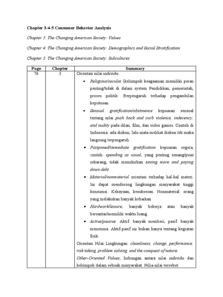 Chapter 3 Consumer Behavior | PDF | Karier & Perkembangan | Ilmu Sosial