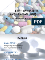 Farmakologi ANALGETIK - ANTI PIRETIK