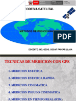 Tipos de Posicionamiento GNSS y Presiciones en Levantamientos