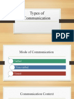 Week 3-Types and Modes of Communication