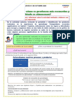 Ficha Día 01 de Octubre Reflexionamos (Ciencia) - Semana 26 PDF