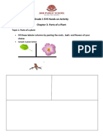 Grade 1 EVS Hands On Activity Chapter 3-Parts of A Plant