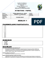 Filipino Answers Module 1 PDF