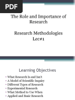 Lec - 01 - What Is Research and Its Characteristics