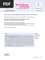 Heavy Menstrual Bleeding Affects Quality of Life in Adolescents