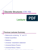 Discrete Structures Lecture on Elementary Number Theory