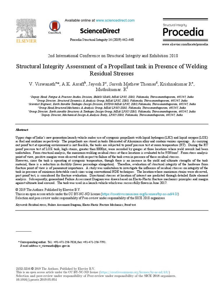 STR Integrity Assessment | PDF | Fracture Mechanics | Fracture