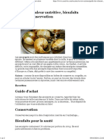 Escargot - Valeur Nutritive, Bienfaits Santé Et Conservation PDF