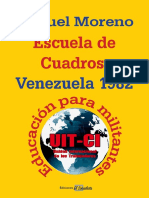 Escuela de Cuadros Venezuela 1982 PDF