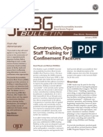 Construction, Operations, and Staff Training For Juvenile Confinement Facilities