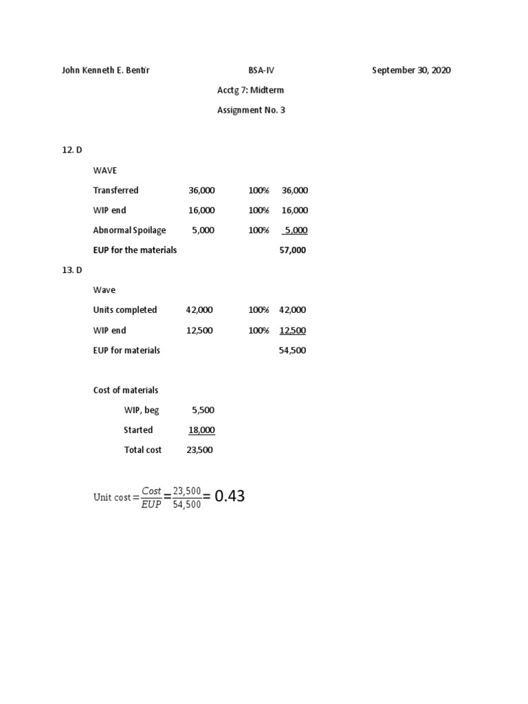 Accounting Midterm Assignment Overview | PDF