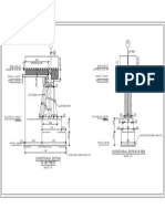 Longitudinal Section of Pier: Bed Block