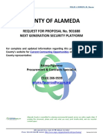 County of Alameda: Request For Proposal No. 901688 Next Generation Security Platform