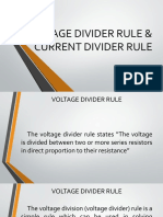Voltage Divider and Current Divider Rules Explained