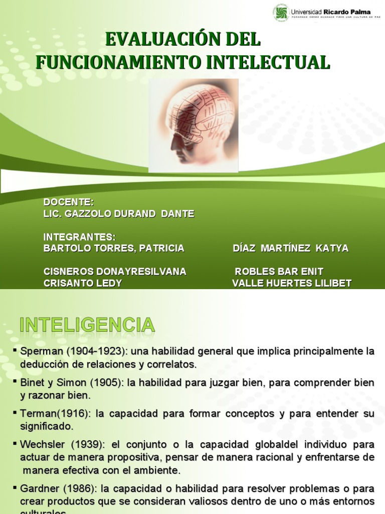 Evaluacion de La Inteligencia | PDF | Cociente de inteligencia | Escala ...