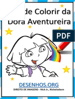 Livro de Colorir Da Dora Aventureira