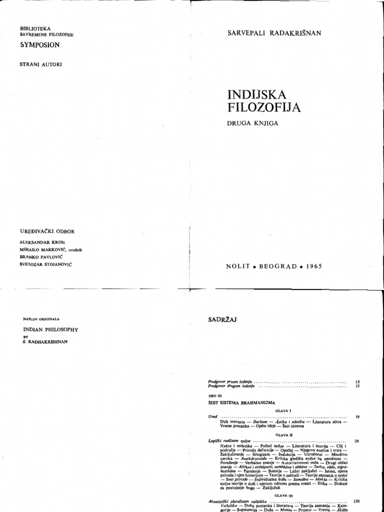 Indijska Filozofija 2 Pdf