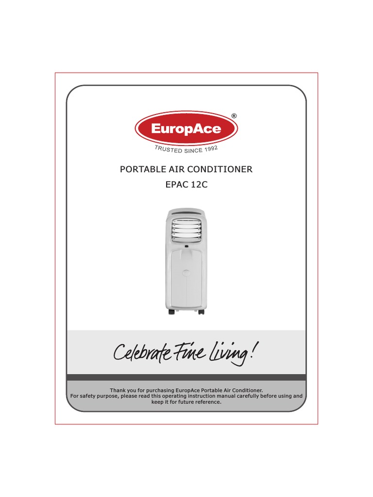 Portable Air Conditioner Epac 12C | PDF