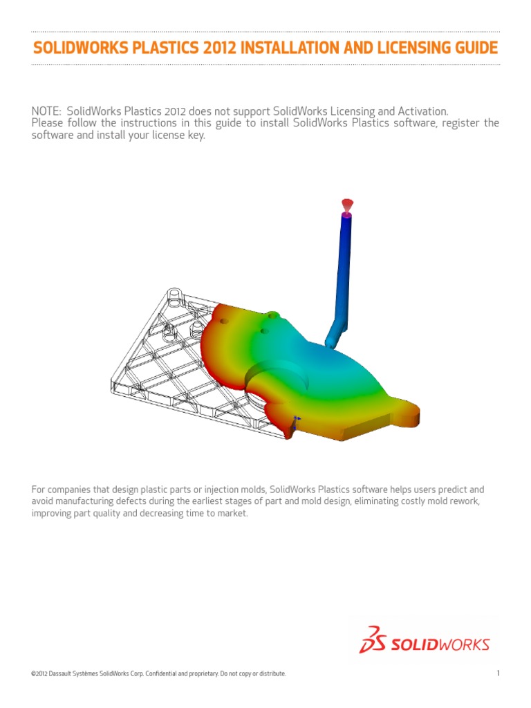 Solidworks Plastics 2012 Installation and Licensing Guide | PDF ...