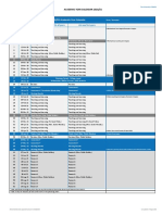 Trinity College Dublin Academic Calendar 2020/21