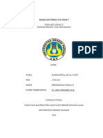 Makalah Fisika Zat Padat (Difraksi Sinar X) - Rahmaddillah Al Fath - 17033148