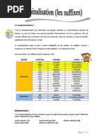 La Nominalisation : Cours et Exercices | PDF | Typologie linguistique ...