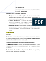 Función de Dirección