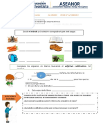 Área: Comunicación 3er Grado Ficha #1 / Unidad 3