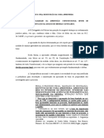 TESE - Pedido de Restituição de Veículo Apreendido