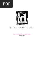 Download John Carmack Archive - Interviews by Andrew SN479479 doc pdf