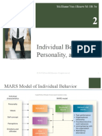 Individual Behavior, Personality, and Values: Mcshane/Von Glinow M:Ob 3E