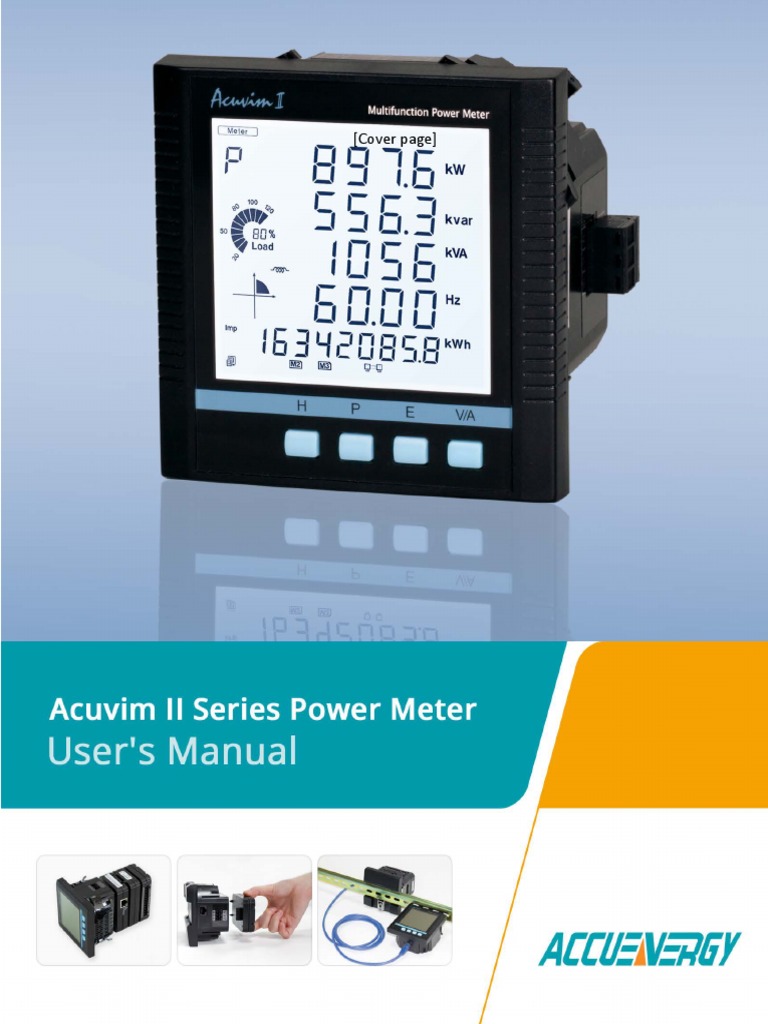 Acuvim II Power Meter User Manual 1040E1303 PDF Power Supply