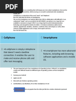 Cellphone Smartphone: Pi-Chart