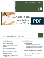 Conflict and Negotiation in The Workplace: Mcshane/Von Glinow M:Ob 3E