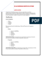 Clasificacion de Las Empresas Segun Sus Autores PDF