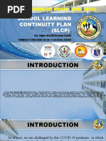 School Learning Continuity Plan (SLCP) : S T I H S