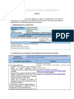 Ruta de Orientación Académica: 06 de Octubre Del 2020 7am Así Como La Dirección Electrónica Correspondiente