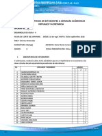 Informe de Asistencia de Estudiantes A Jornadas Acádemicas Virtuales Y A Distancia