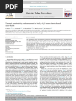 Thermal Conductivity Enhancement in MoO3-H2O Nano-Sheets Based Nano-Fluids