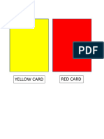 15.5 Yellow and Red Cards