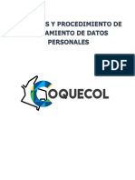 Política General de Tratamiento de Datos PDF