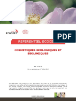 Référentiel Cosmétiques Écologiques Et Biologiques - Mai 2012 v2 - ECOCERT