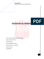 Metodología Del Aprendizaje. Técnico Dental 1 Er Año